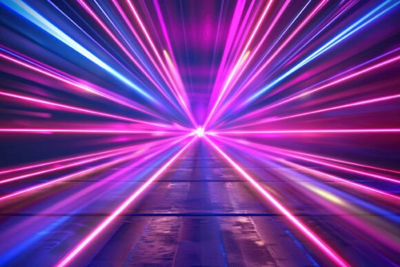 Download Neon Laser Light Background Wallpaper - Premium Resources