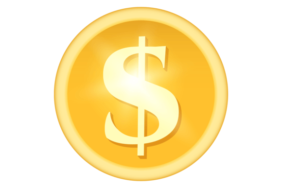 Download Dollar Golden Coin. Money Icon. Wealth S - Wealth Collection