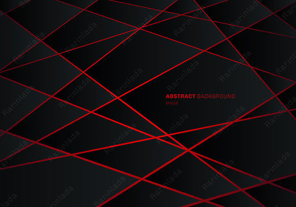 Download Abstract Black Geometric Red Laser Light - Premium Resources