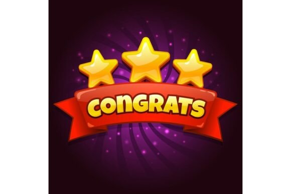 Download Congratulations Game Screen. Golden - Golden Collection