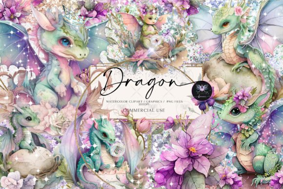 Download Dragon Magic Animals Clipart - Magic Collection