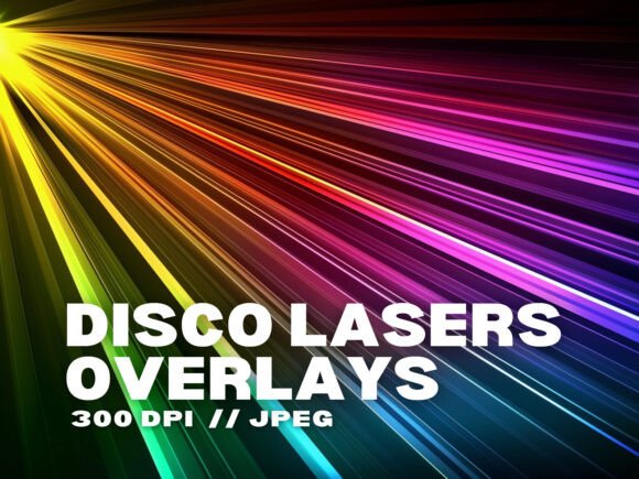 Download 15 Disco Laser Light Overlays - Premium Bundle
