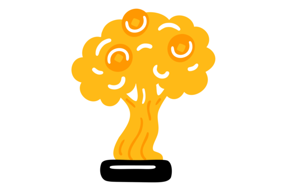 Download Money Tree Color Icon. Wealth Symbol. Go - Premium Resources